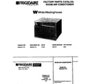 White-Westinghouse WAC051T7Z5 front cover diagram