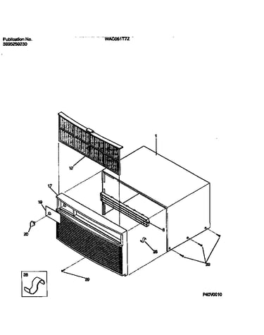 Cabinet front and wrapper