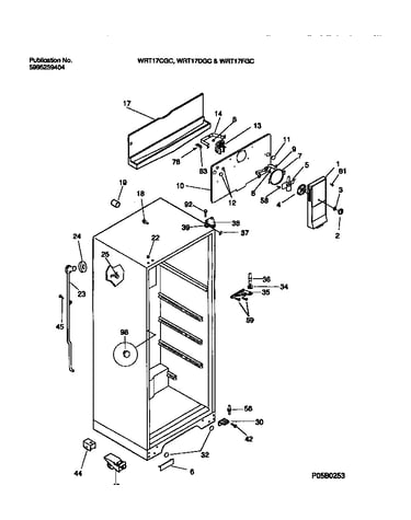 Cabinet w/ fan assembly