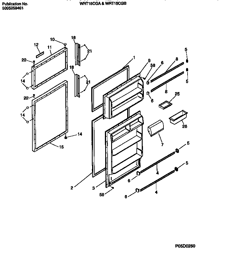 Door section