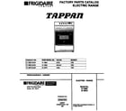 Tappan 31-3972-00-02 electric range diagram