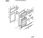 White-Westinghouse WRT17DGCY0 door section diagram