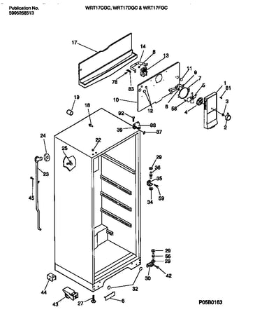 Cabinet w/ fan assembly