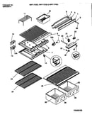 Shelves, controls, divider, mullion