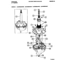 Frigidaire WA6500AWW3 transmission diagram