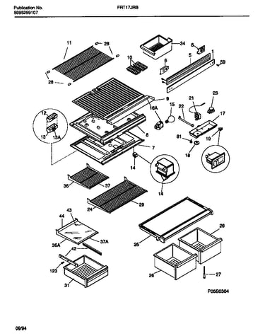 Shelves, controls, divider, mullion