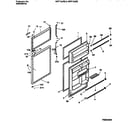 White-Westinghouse WRT18JZBW1 door section diagram