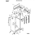 White-Westinghouse WRT18JRBD1 cabinet w/fan assembly diagram