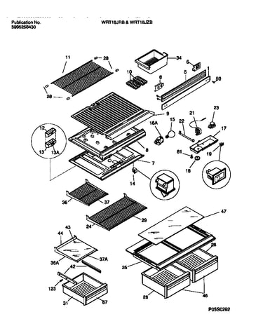 Shelves, controls, divider, mullion