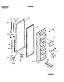Refrigerator door section