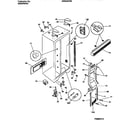 Gibson GRS20PRBW0 cabinet, light shields, mullion diagram