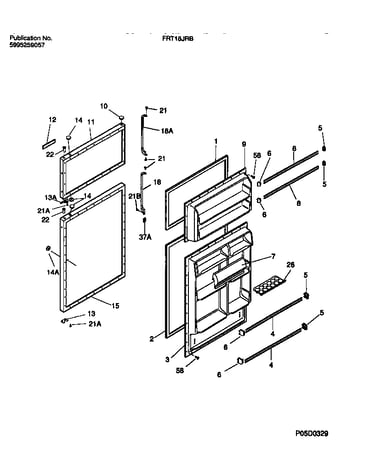 Door section
