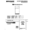 White-Westinghouse WRT19NZBW2 top mount refrigerator diagram