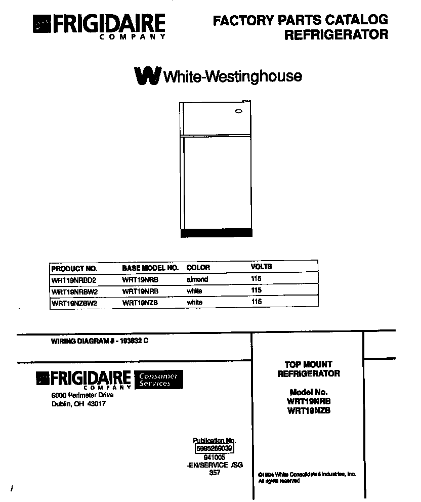Top mount refrigerator