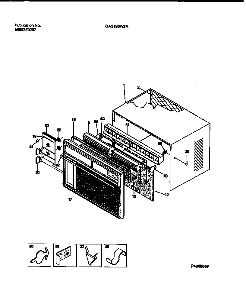 Cabinet front & wrapper