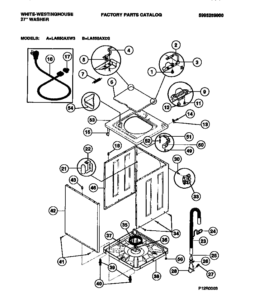 CABINET, TOP PANEL, BASE