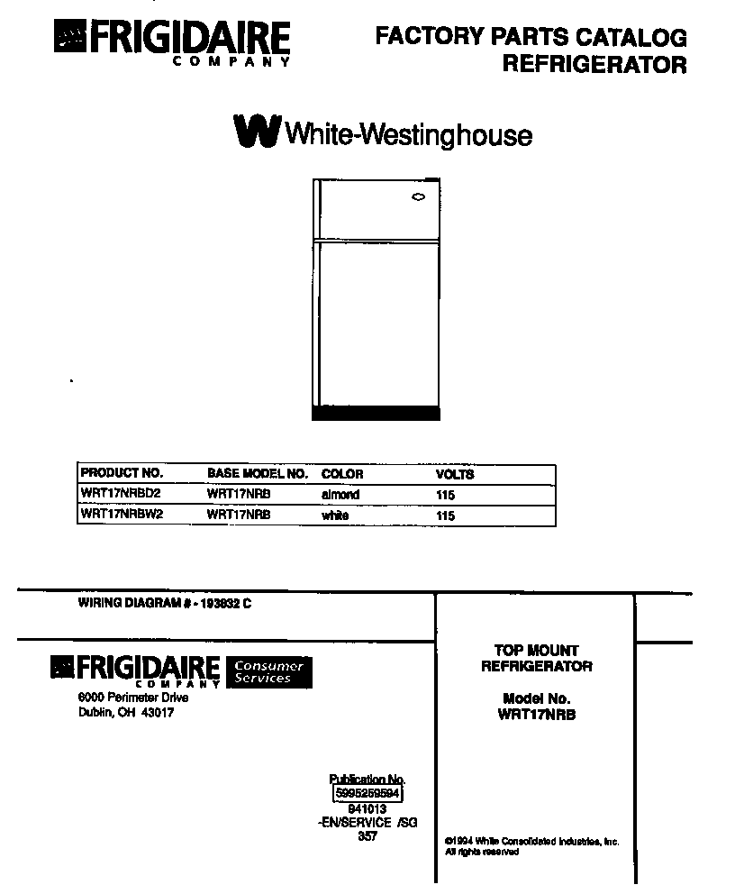 Top mount refrigerator