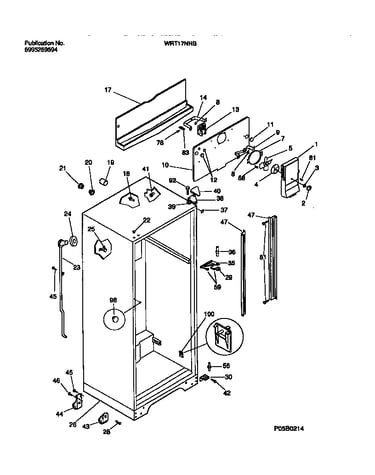 Cabinet w/fan assembly
