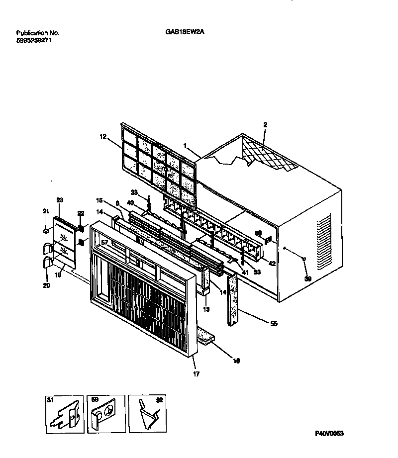 Cabinet front and wrapper
