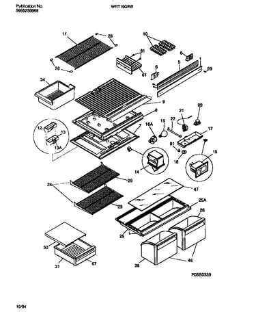 Shelves, controls, divider, mullion