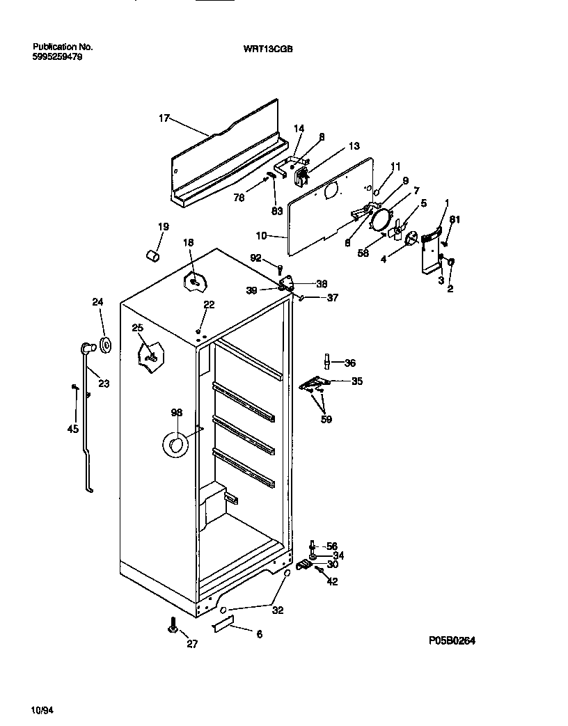 CABINET W/FAN ASSY