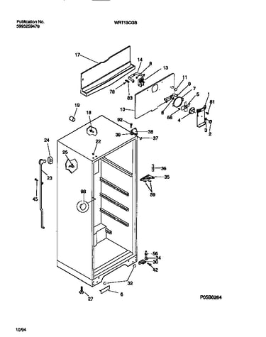 Cabinet w/fan assy