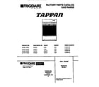 Tappan 30-2241-23-05 range, gas diagram