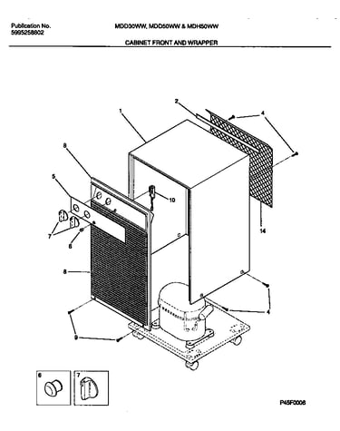 Cabinet front and wrapper