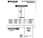 Frigidaire FRS24WHBD0 front cover diagram