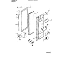 Frigidaire FRS22WHBD0 refrigerator door section diagram