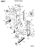 Cabinet, light shields, mullion