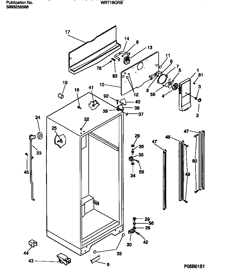 CABINET W/FAN ASSEMBLY