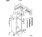 White-Westinghouse WRT18QRBD1 cabinet w/fan assembly diagram