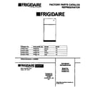 Frigidaire FPGS21TIAL3 top mount refrigerator diagram