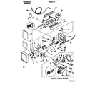 Frigidaire FPGC21TAL3 ice maker & installation components diagram