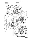 Ice maker & installation components