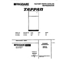 Tappan TRT17CRAW1 top mount refrigerator diagram