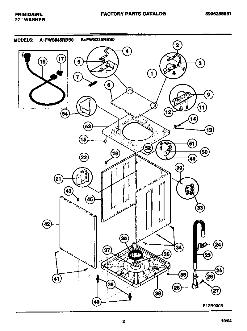 CABINET, TOP PANEL, BASE