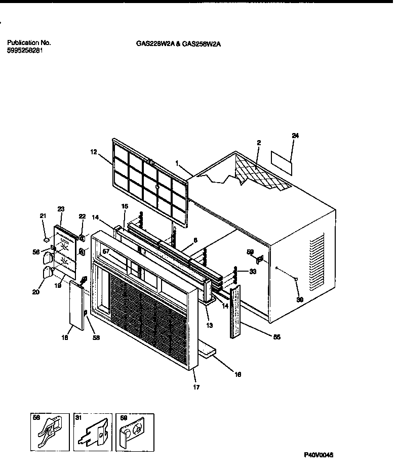 Cabinet front and wrapper