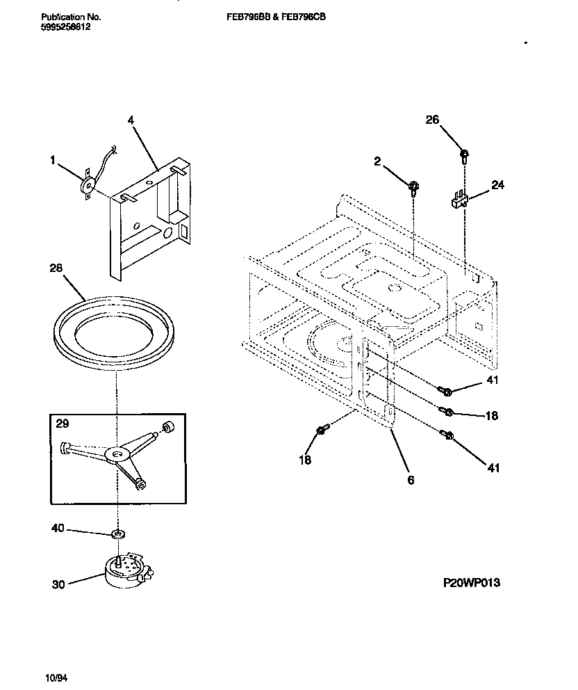 Cavity & turn table