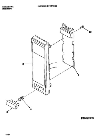 Microwave control panel