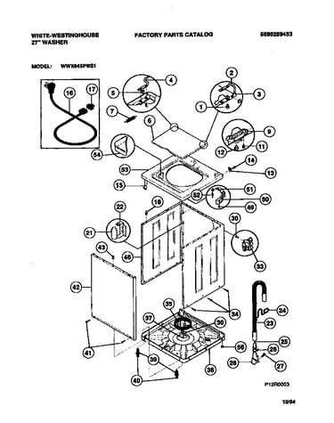 Cabinet, top panel, base