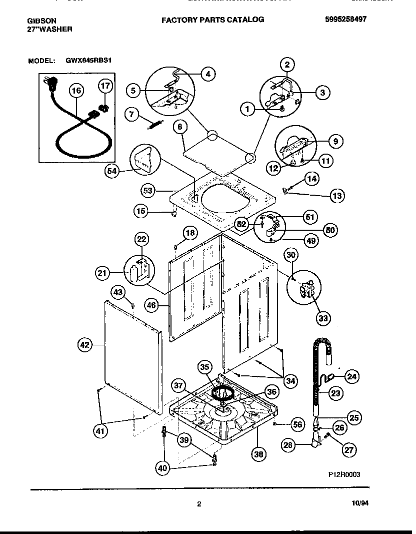 CABINET, TOP PANEL, BASE
