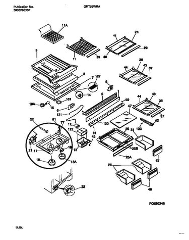 Shelves, controls, divider, mullion