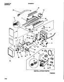Ice maker & installation components