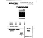 Tappan 30-4382-23-04 gas range diagram