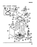 Cabinet, top panel, base