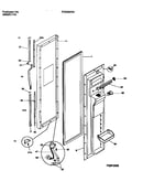 Freezer door section