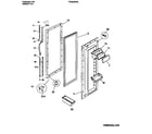 Frigidaire FRS26XRAW1 refrigerator door section diagram