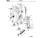 Frigidaire FRS26XRAB2 cabinet, light shields, mullion diagram